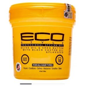 Gold Eco Styling Hair Gel 8 OZ